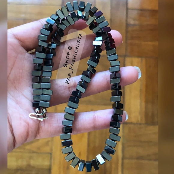 Chunky stone necklace - Picture 3 of 7